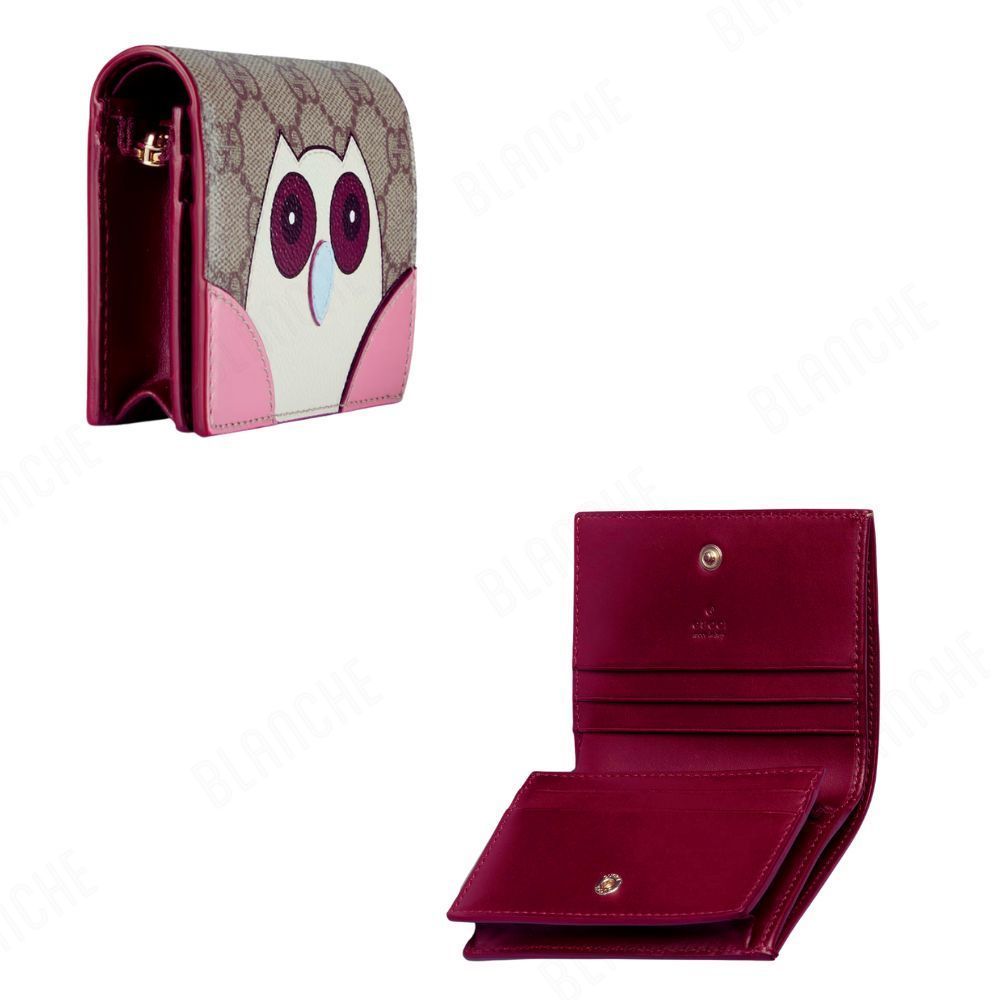 GUCCI】ドッグ ディテール GG ミニウォレット (GUCCI/折りたたみ