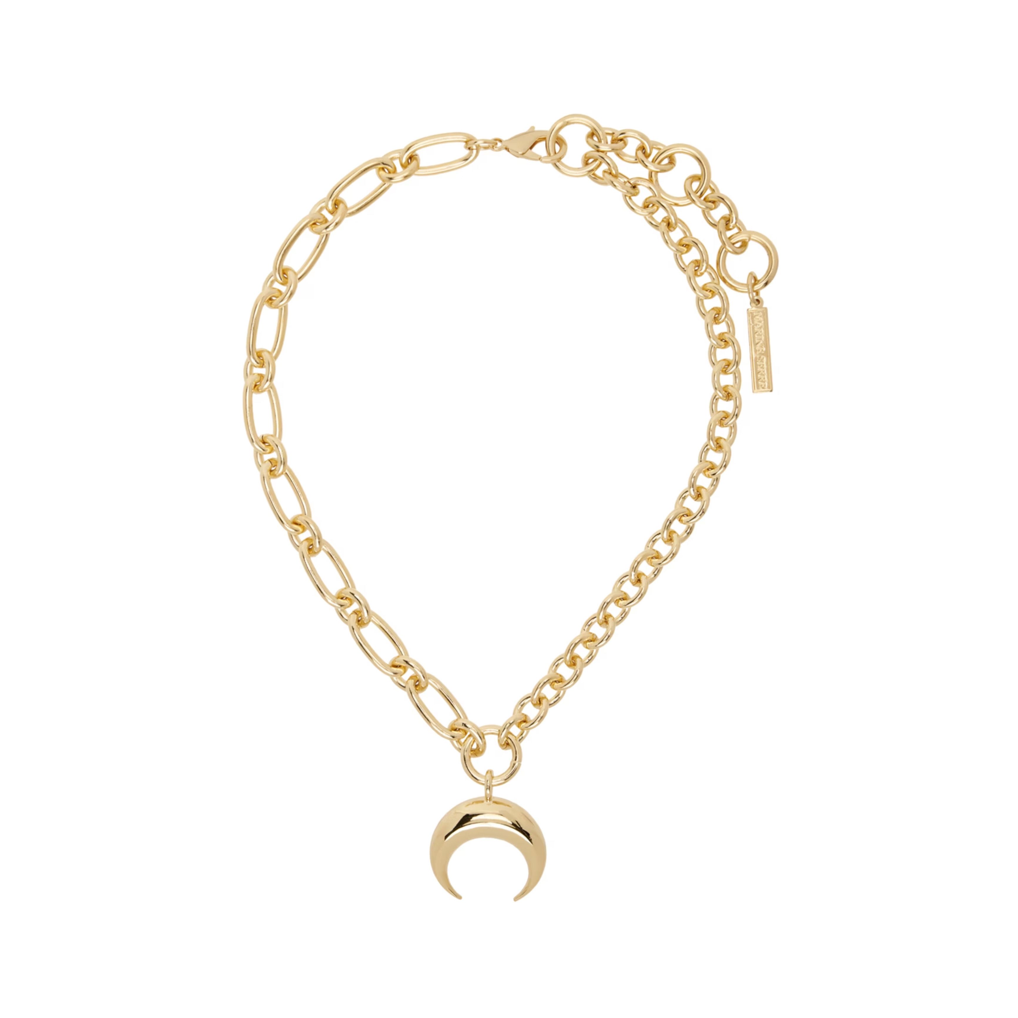 MARINE SERRE ムーン ネックレス Marine Serre ムーンペンダント ネックレス | シルバートーン
