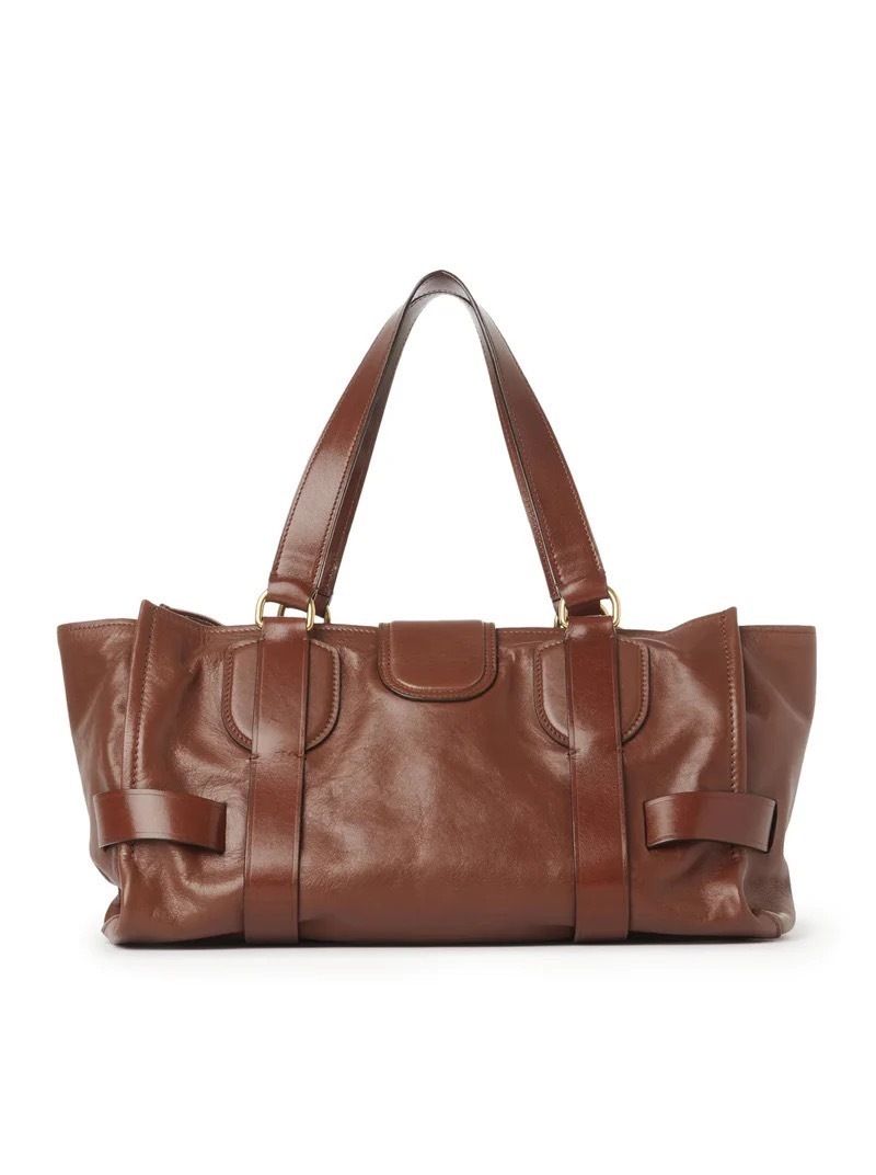 CHLOE クロエ ハンドバッグ カーフ レザー 関税送料込 Chloe*ソフトレザー製Kerala 25ハンドバッグ 関税送料込み