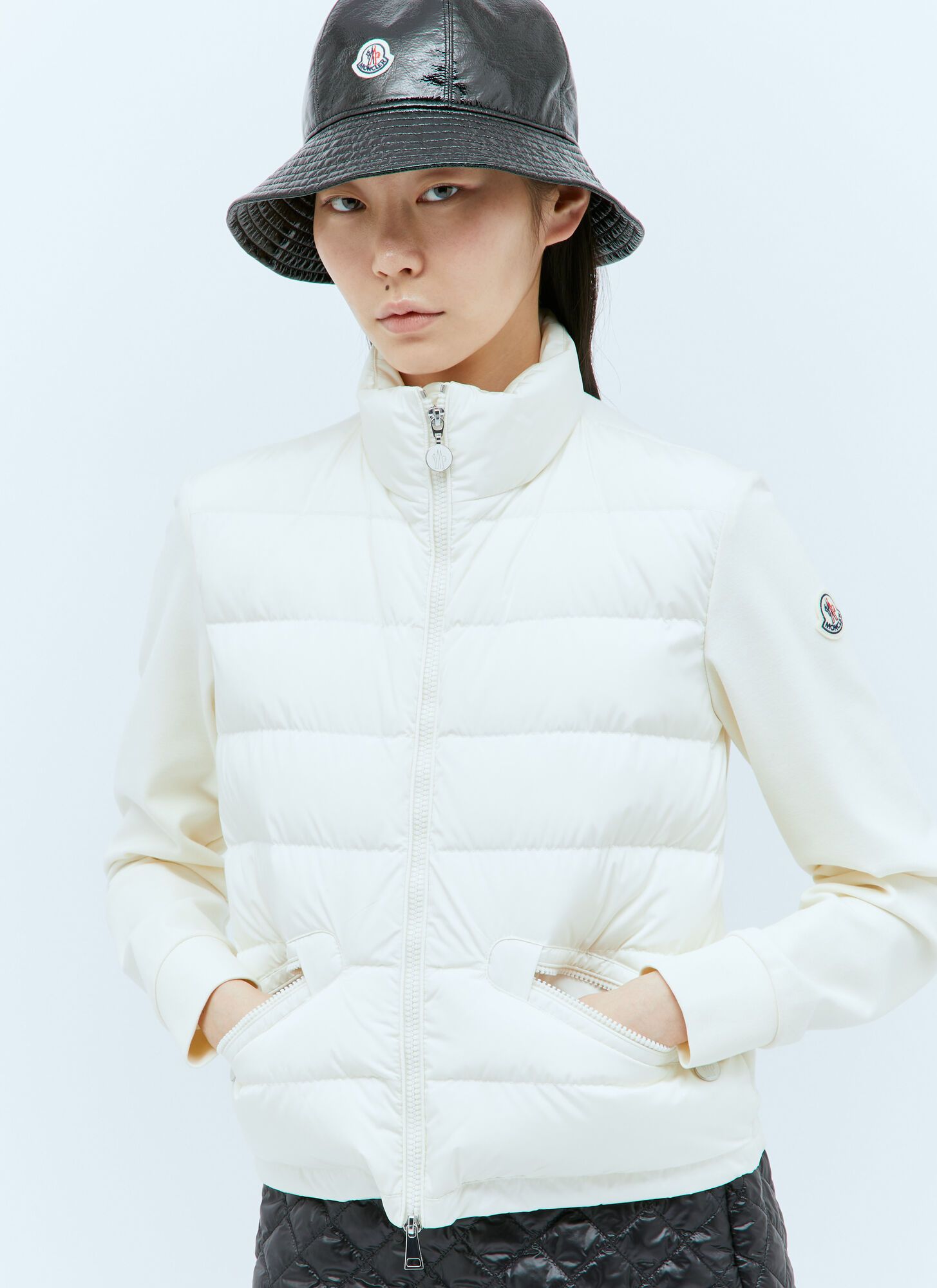 ロゴパッチバケットハット (MONCLER/帽子・その他) 3B00011