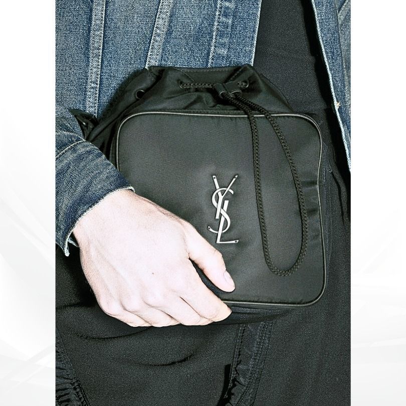 Saint Laurent ニキ スモールバケットバッグ（ナイロン） (Saint