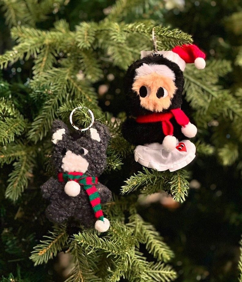 ★yiayiaandfriends★サンタイヤイヤキーリング YiaYia and friends】SANTA KEYRING ロバ イヤイヤ キーリング