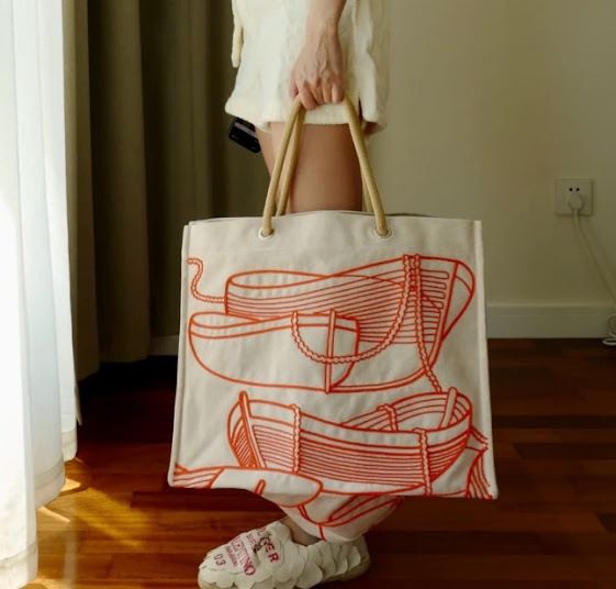 デザインがおしゃれ♪】HERMES トートバッグ (HERMES/トート