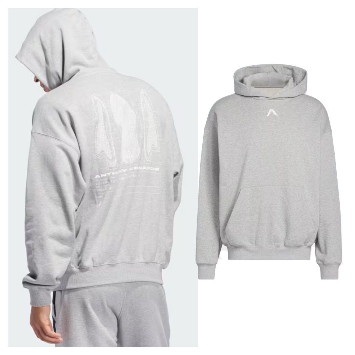 ADIDAS ANTHONY EDWARDS SEASONAL GRAPHIC HOODIE 4FT1953
