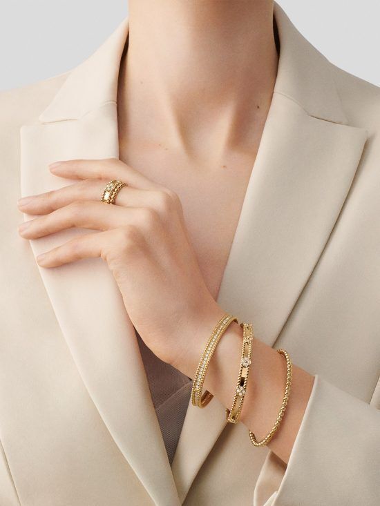 国内発送 Van Cleef & Arpels ペルレ スウィートクローバー 指輪