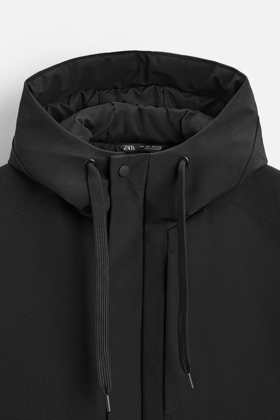 ZARA】テクニカル フード付きジャケット 8281/200/800 (ZARA