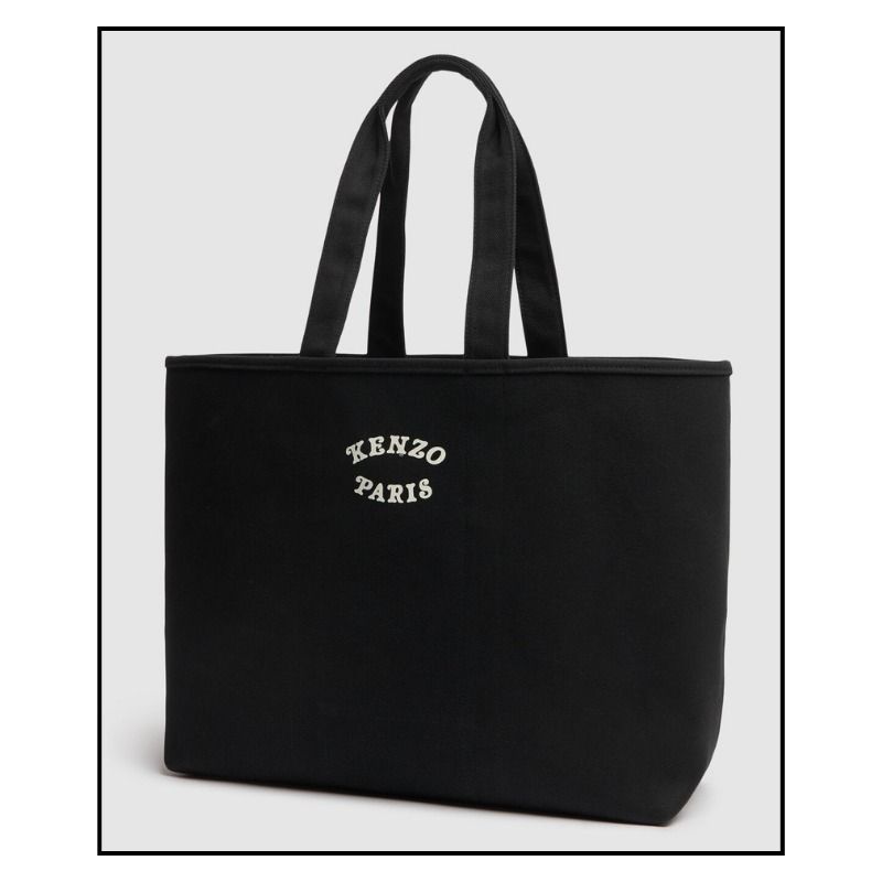 【関税込み】 ☆KENZO☆ ロゴ ラージ トートバッグ 大人気!【KENZO】KENZO×VERDY ラージ トートバッグ 関送無料