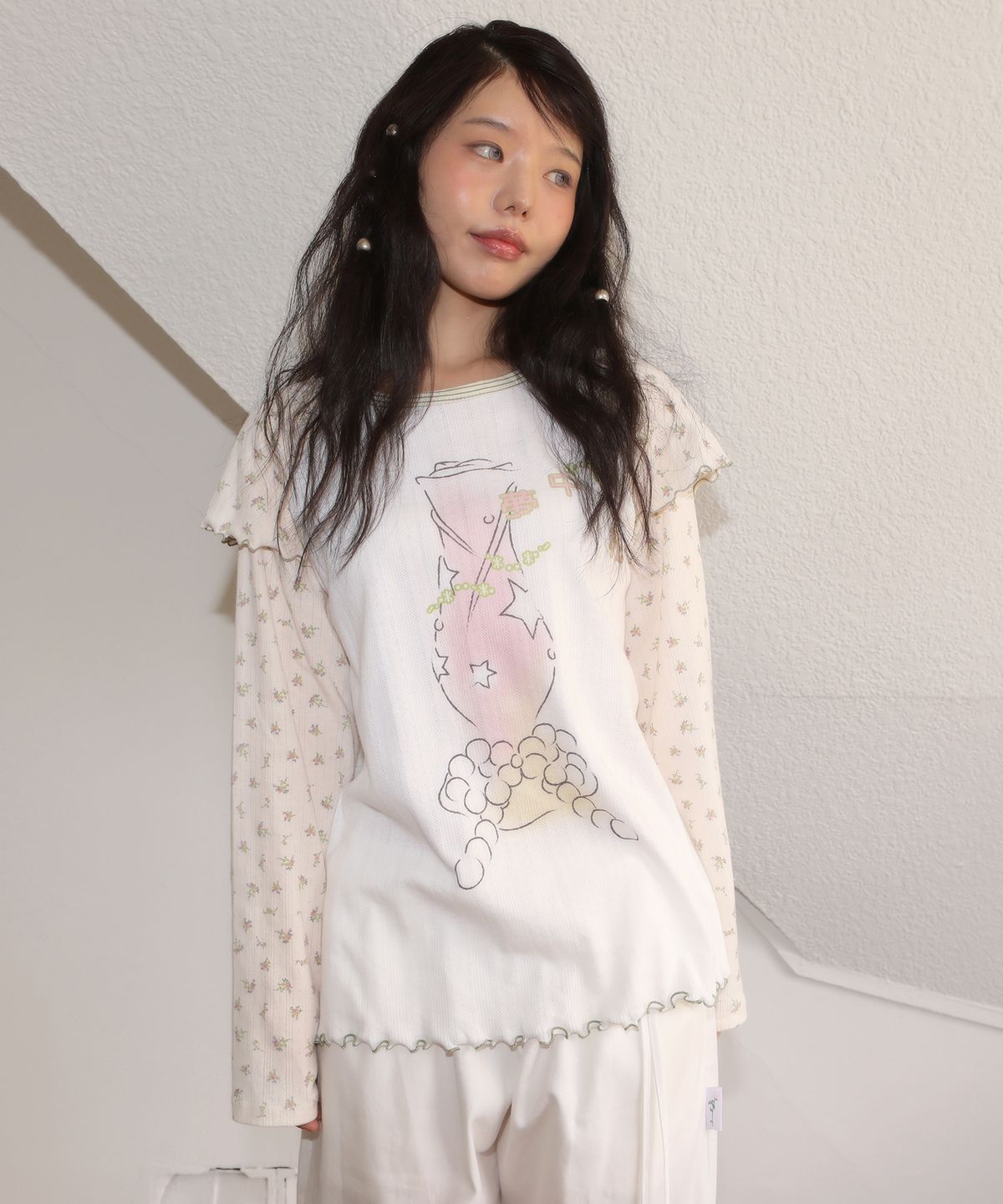 【NOFFICIALNOFFICE】DREAM FLOWER VASE T-SHIRT /追跡付 NOFFICIALNOFFICE】DREAM FLOWER VASE T-SHIRT /追跡付
