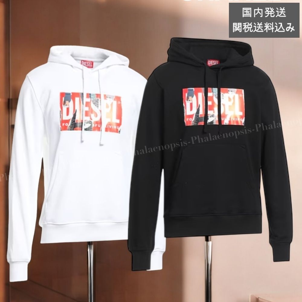 関税込み○DIESEL○フレンチテリー 長袖 フーディ (DIESEL