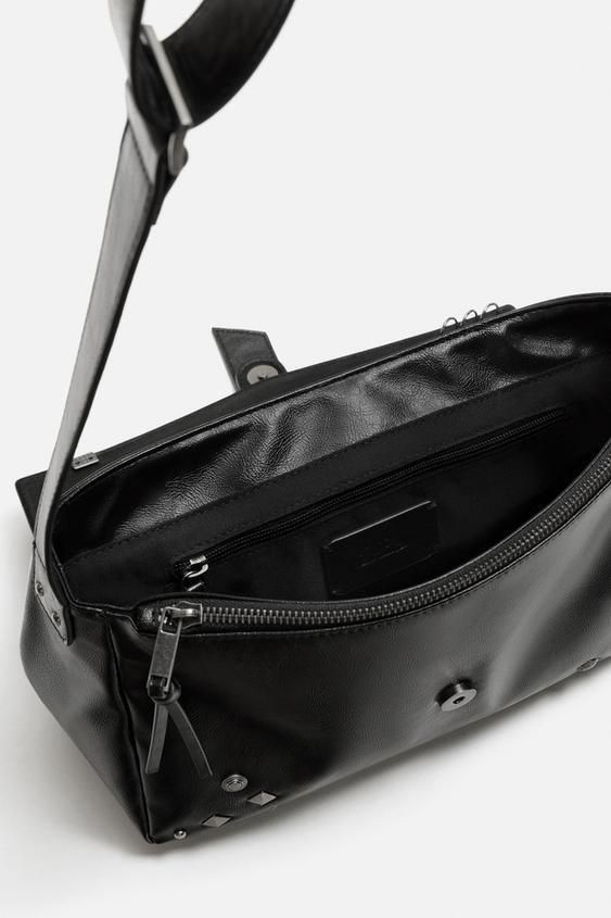 ZARA】バックル クロスボディバッグ ブラック | 3504/520/800