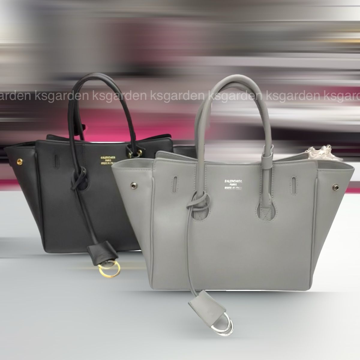 すぐ届く！BALENCIAGA Hampton ミニ キャリーオールバッグ
