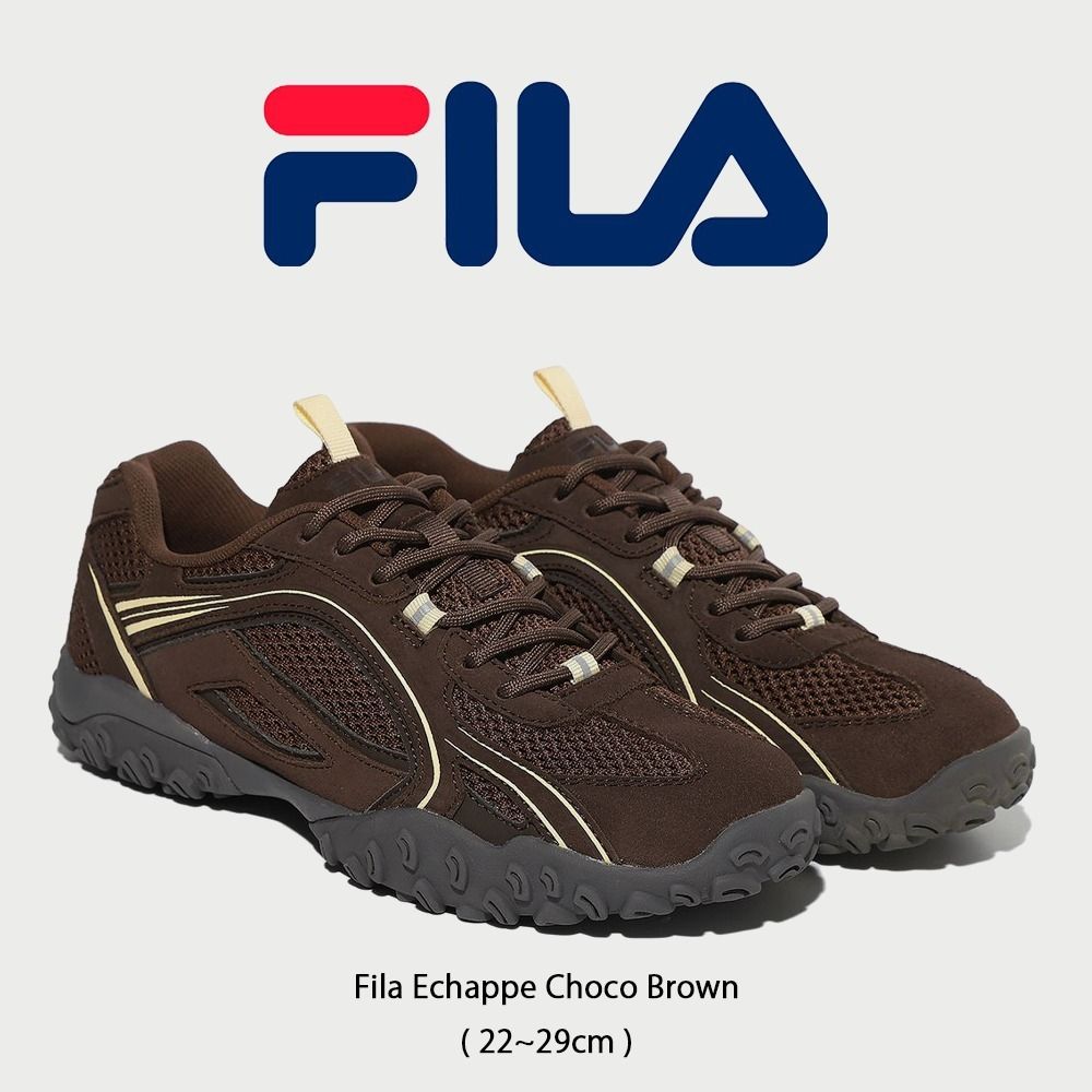 FILA【送料込】Echappe Choco 1XM02361H-200 Fila】 正規品☆ Echappe Choco Brown (22-29cm) ☆人気 (FILA