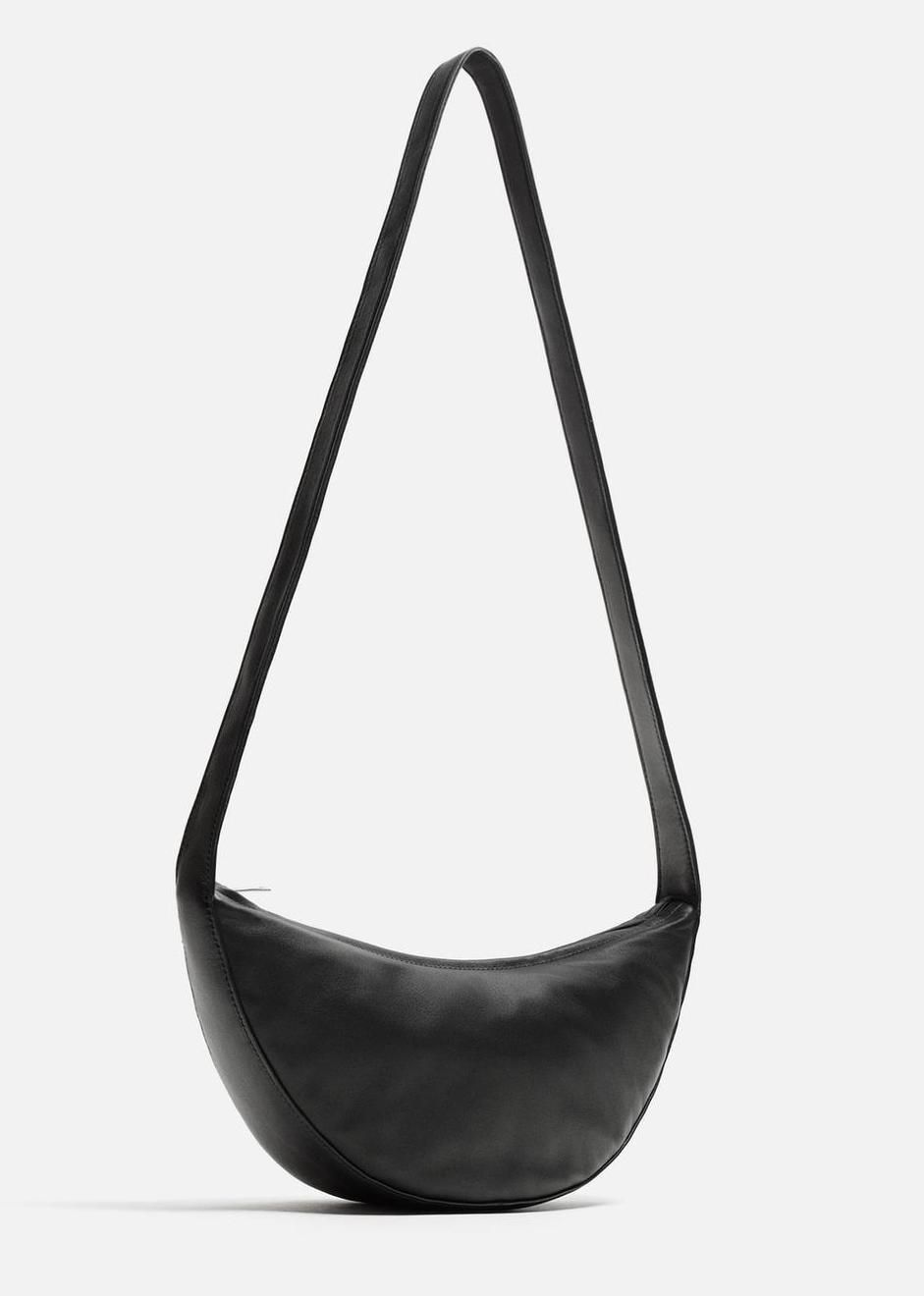 ☆ドイツ発*ZARA*新作*テクスチャービーズマキシバッグ/NT☆ ☆ドイツ発*ZARA*新作*Origins-本革クロスボディバッグ/BLACK