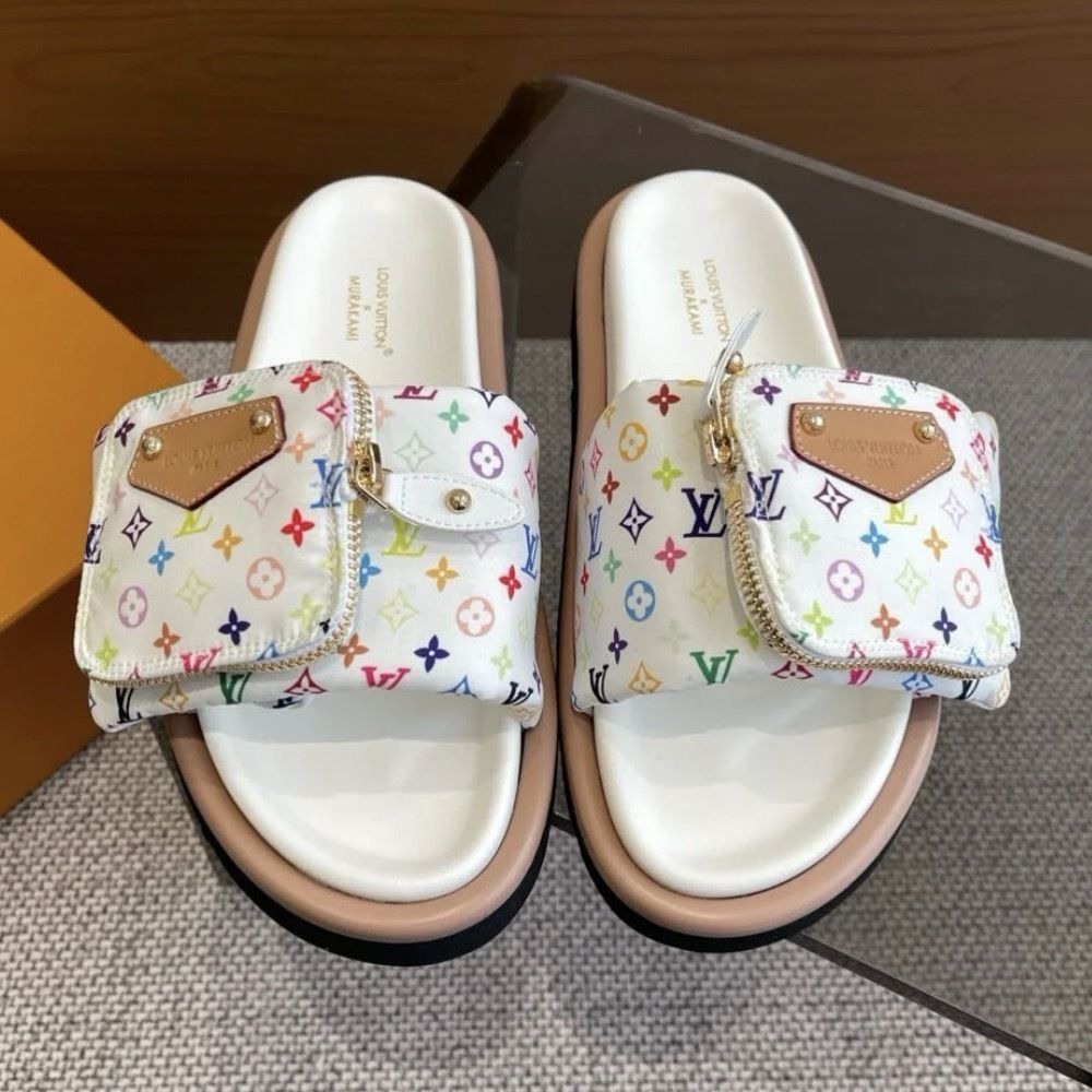 履き心地◎【LOUIS VUITTON】LV×TM プールピロー ミュール