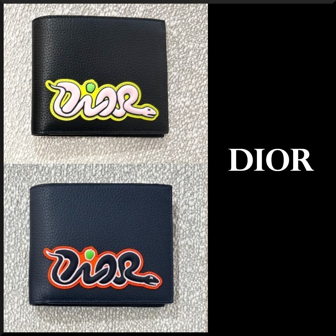 2色展開☆】DIOR AND KAWS 2つ折りウォレット (Dior/折りたたみ