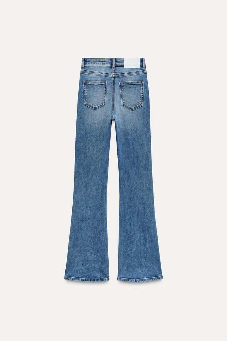ZARA Z1975 FLARE ハイライズ デニムパンツ 1416/222 (ZARA