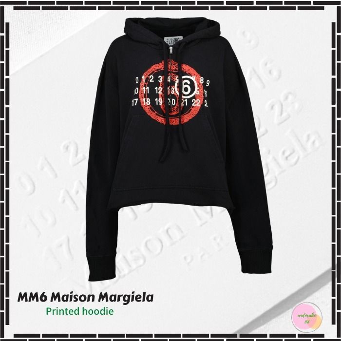 人気 ☆MM6 Maison Margiela☆ナンバーロゴ フーディ (MM6