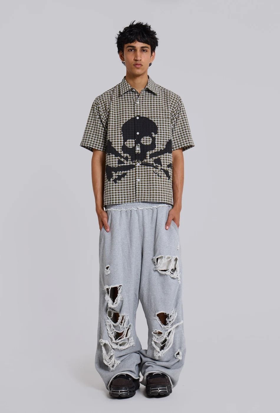 JADEDLONDON Monster バギーカーゴパンツ ダメージ加工 (JADED