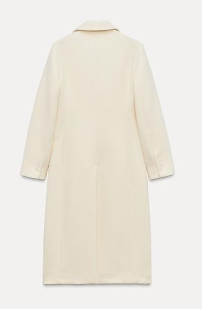 スペイン発 ZARA ZW コレクション ウールブレンドブレストコート