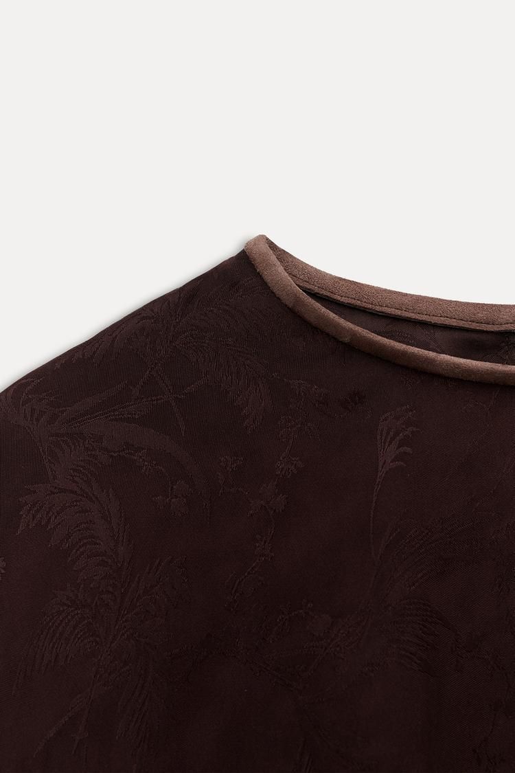 ZARA ZW COLLECTION ジャカード ワンピース 9253/090 ZARA ZW COLLECTION ジャカード ワンピース 9253/090 (ZARA