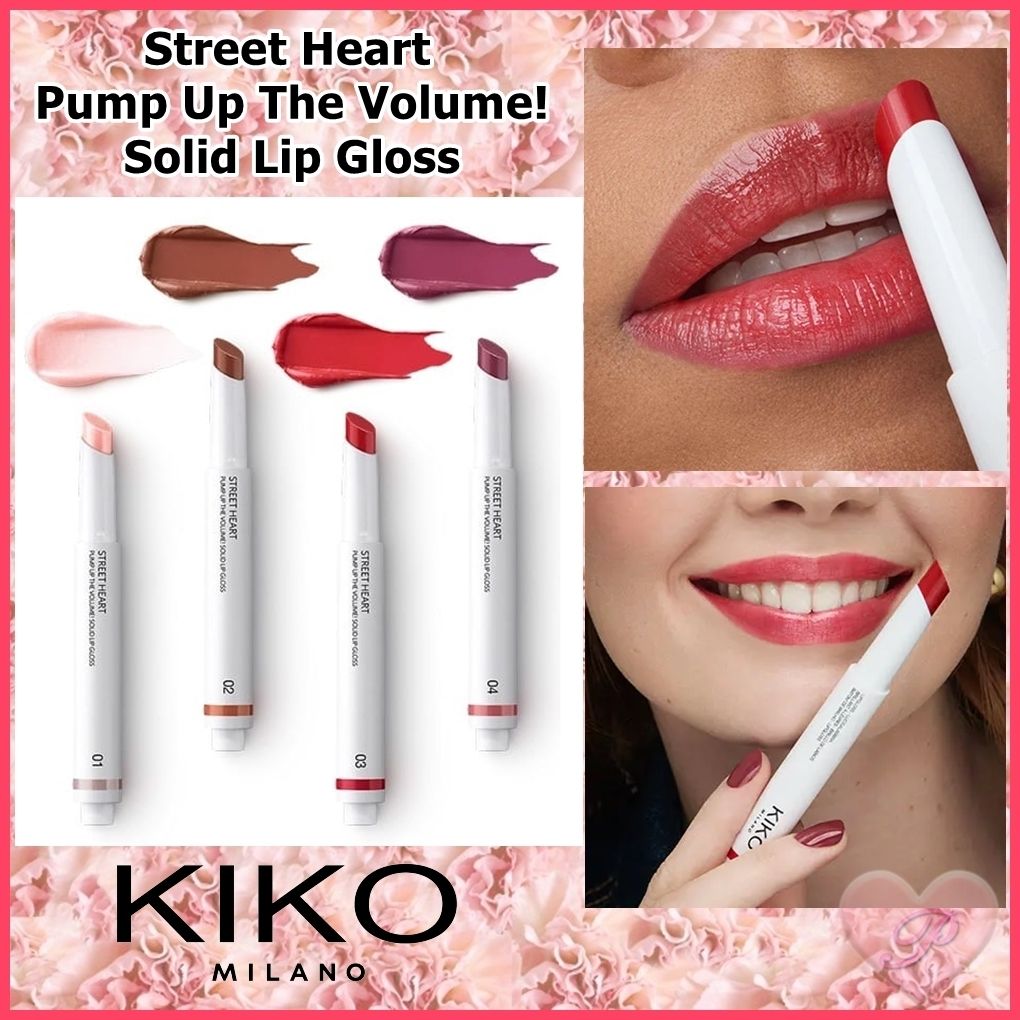 KIKO】Street Heart☆Pump Up The Volume! Solid Lip Gloss