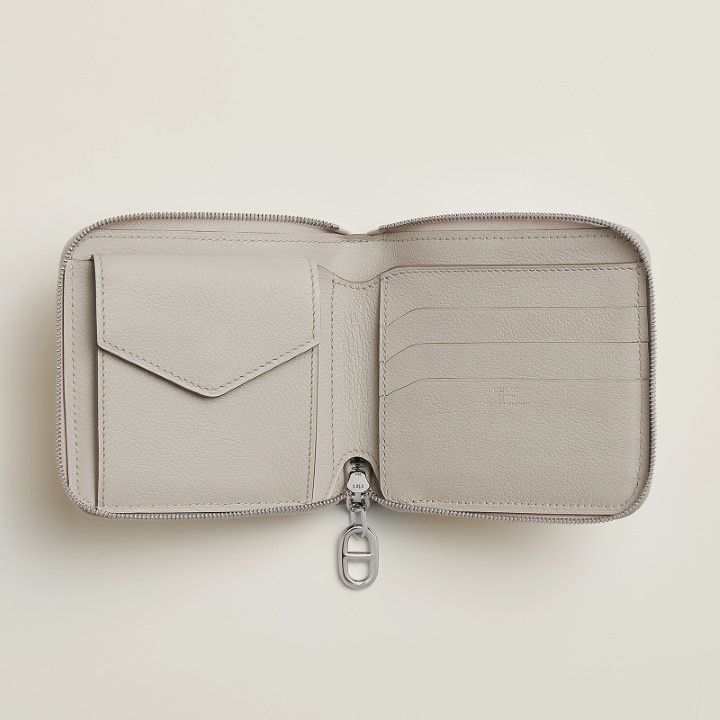 上品【HERMES】シェーヌダンクル ウォレット《Zipengo II
