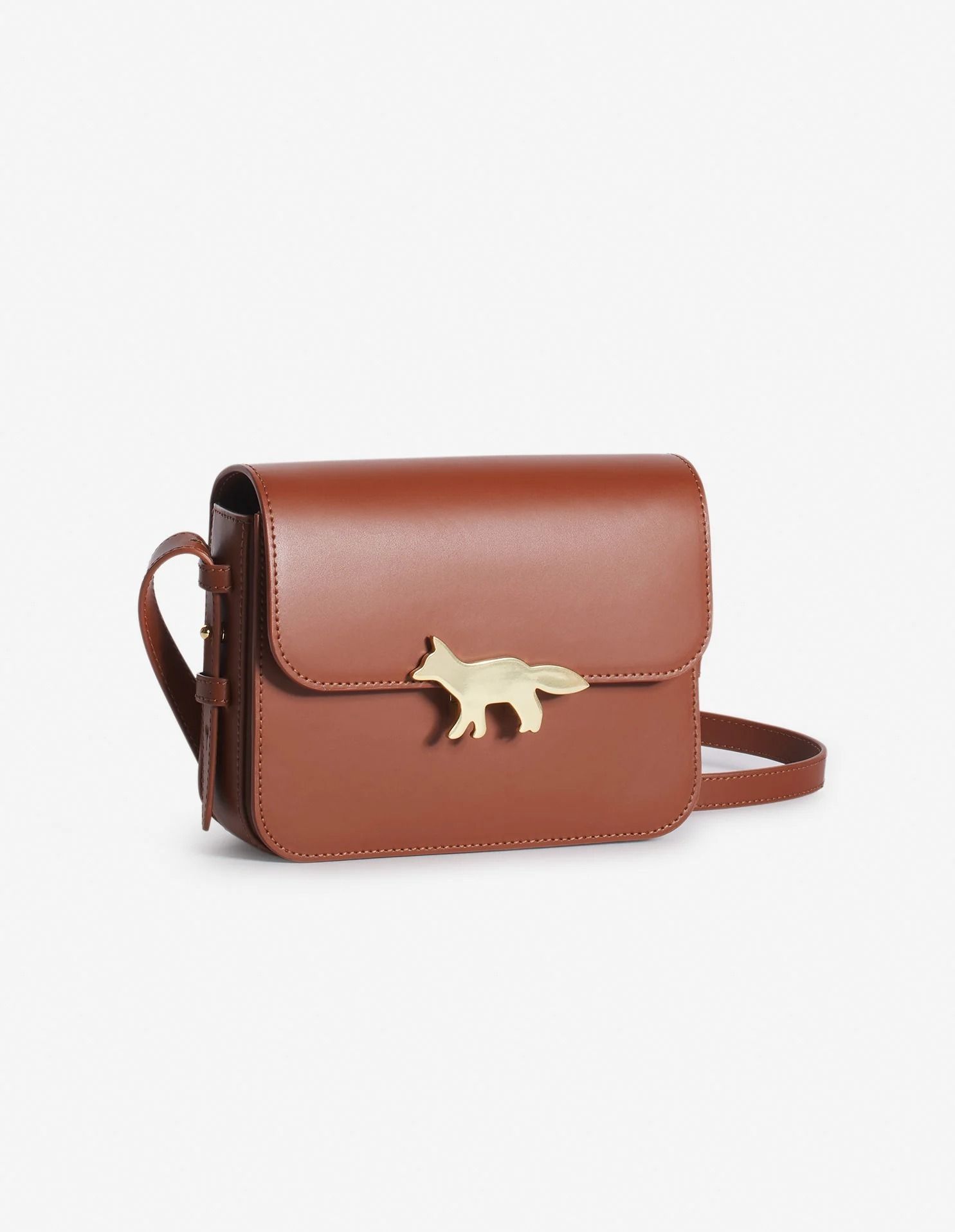 直営店）MAISON KITSUNE レザー EDIEバッグ (MAISON KITSUNE