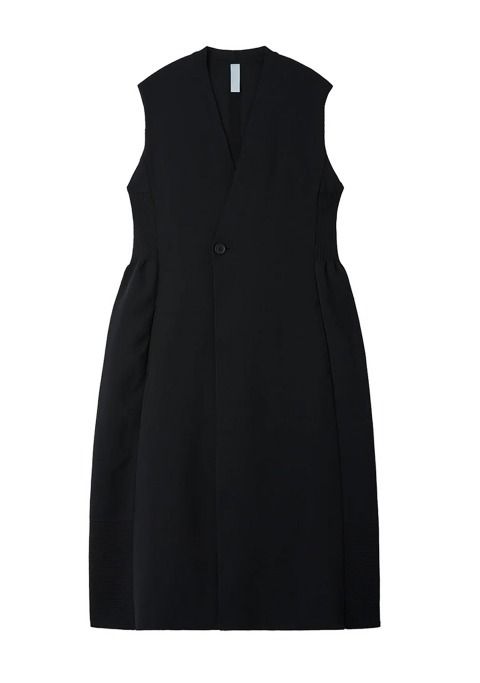 MILAN COLLARLESS LONG VEST