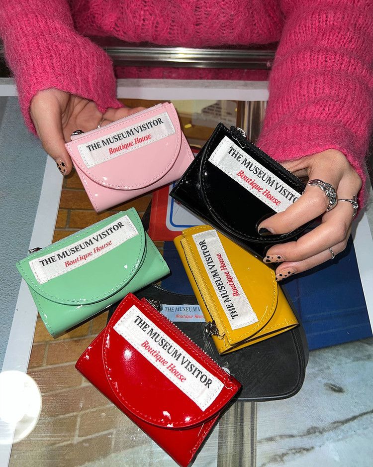 THE MUSEUM VISITOR★財布★STICKER PRINTED VELCRO WALLET 2色 THE MUSEUM VISITOR】 STICKER PRINTED VELCRO WALLET /追跡付