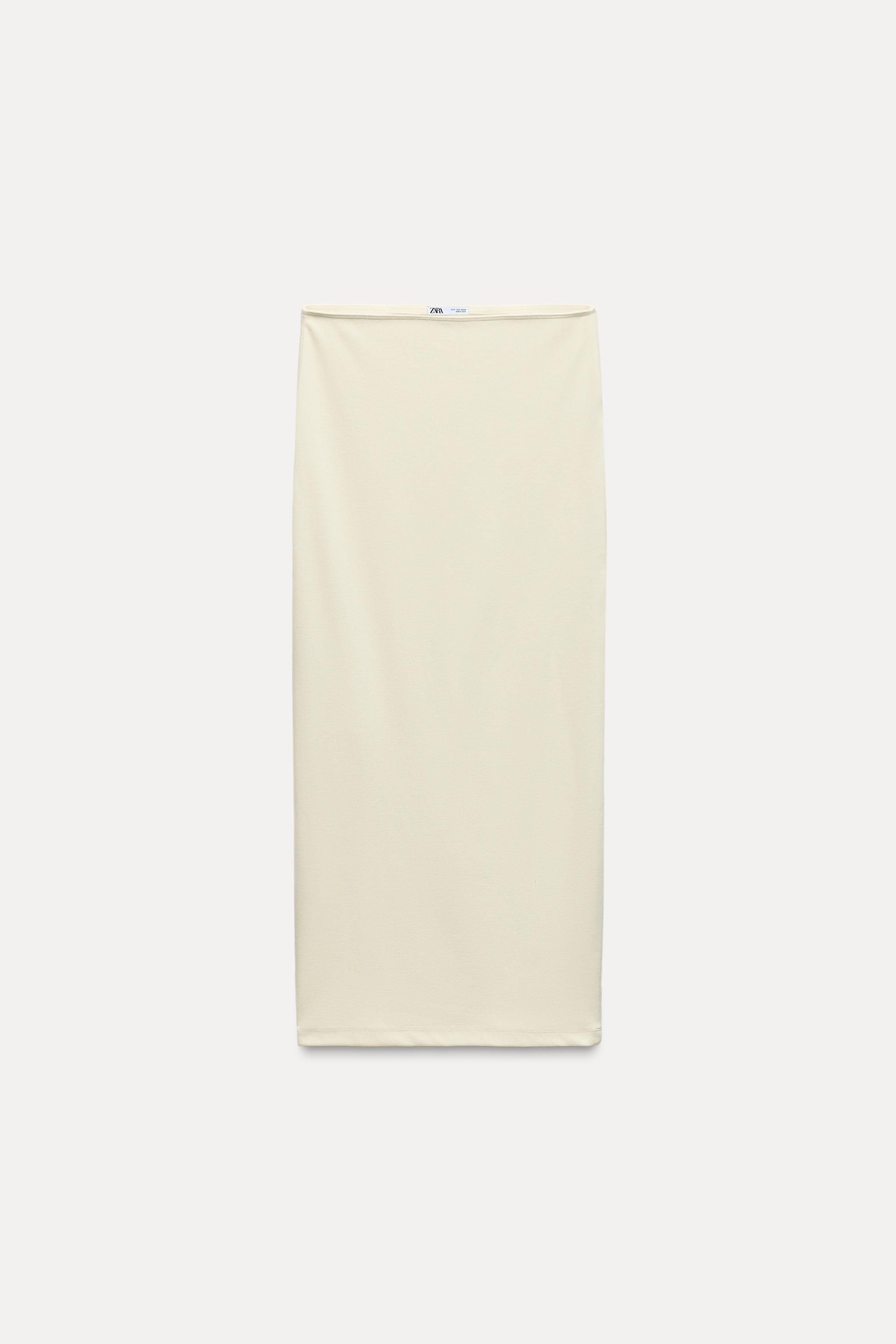 【ZARA】ソフトインターロックミディ丈スカート | 0264/323/712 ZARA】ソフトインターロックミディ丈スカート | 0264/323/712