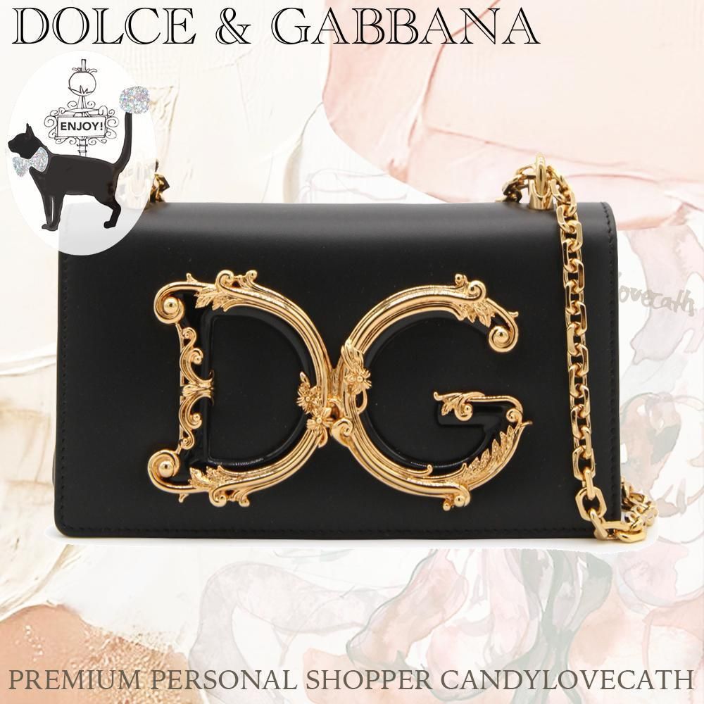 Dolce&Gabbana✨ショルダーバッグ オールレザー 黒