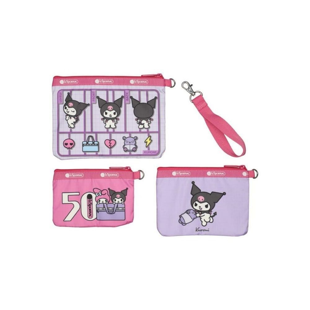 LESPORTSAC】マイメロディ＆クロミ リストレットポーチセット