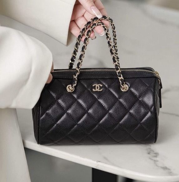 【可愛らしいフォルム♡】CHANEL ボストンバッグ 可愛いフォルム♡】CHANEL ボストンバッグ ミニ3WAY (CHANEL