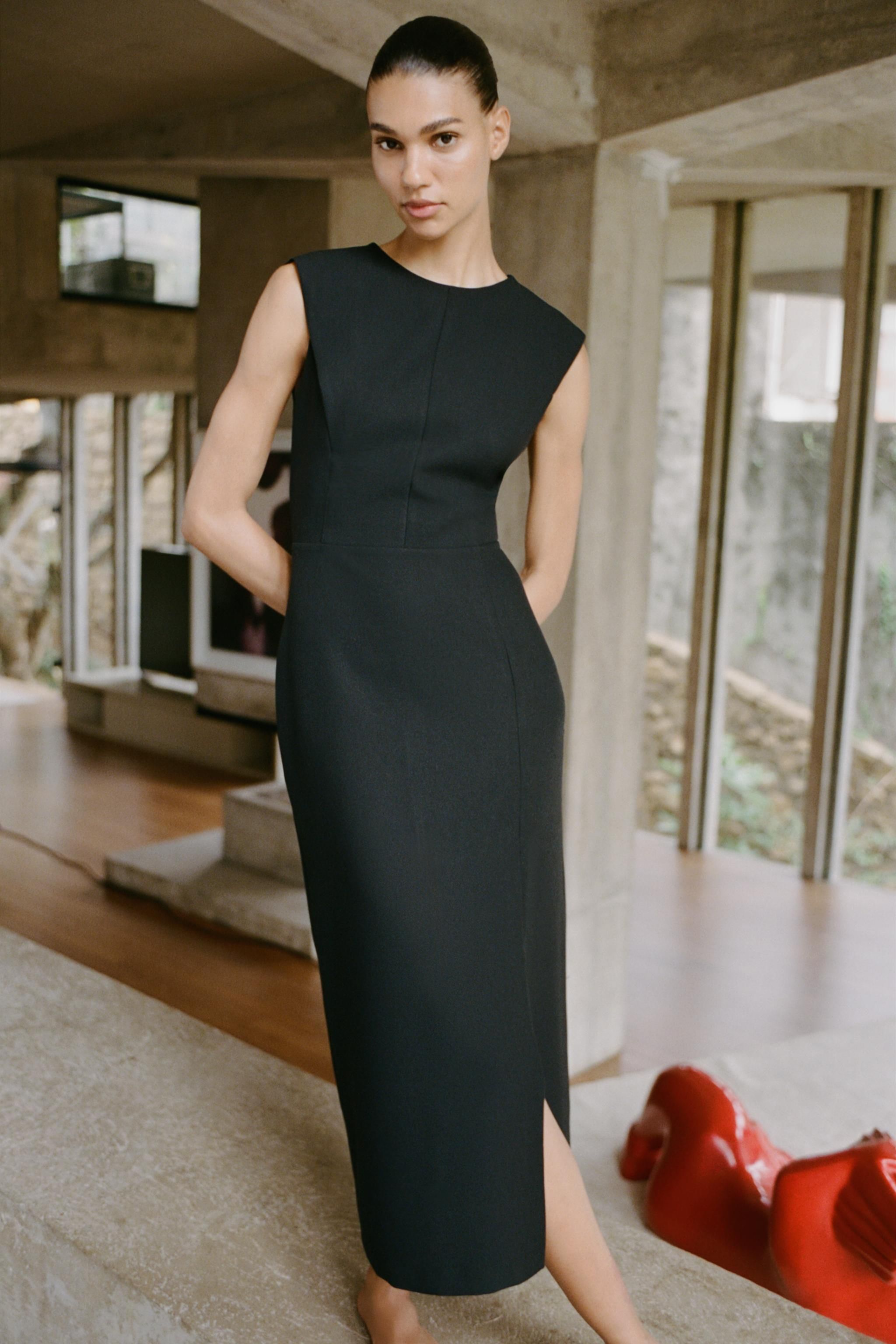 ZARA - ZARA ザラ 神崎恵さん着用 フラワー柄ワンピース XSの
