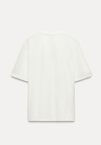 スペイン発送 ZARA テキストリブTシャツ 選べるデザイン 最新作 スペイン発送 ZARA テキスト刺繍シャツ 人気カジュアル 今季新作