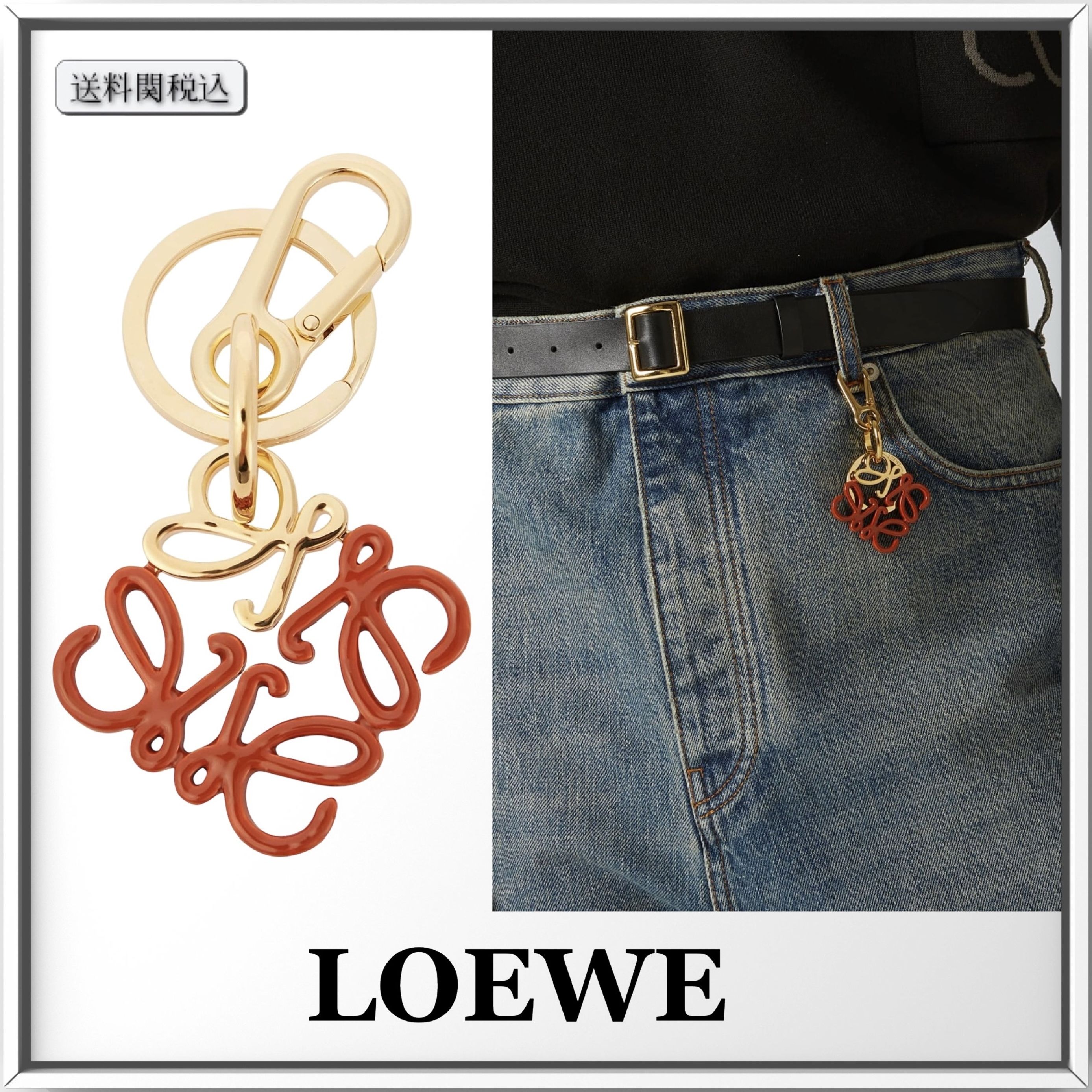 上品コーデはコレで安心！ アナグラム LOEWE バッグチャーム (LOEWE/キーケース 人気 小物