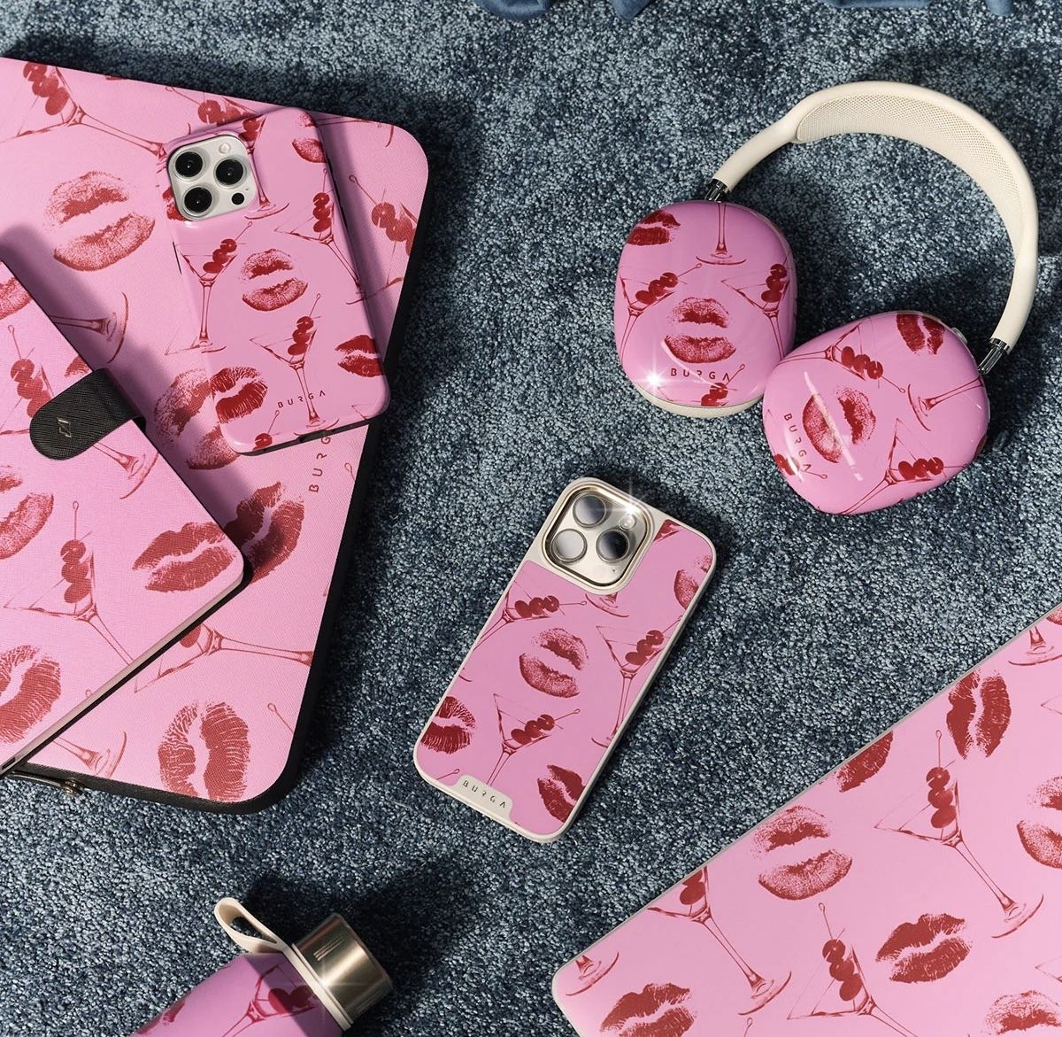 【BURGA】Call Me リップ&カクテル iPhone スマホケース BURGA】Call Me リップ&カクテル iPhoneケース MagSafe対応