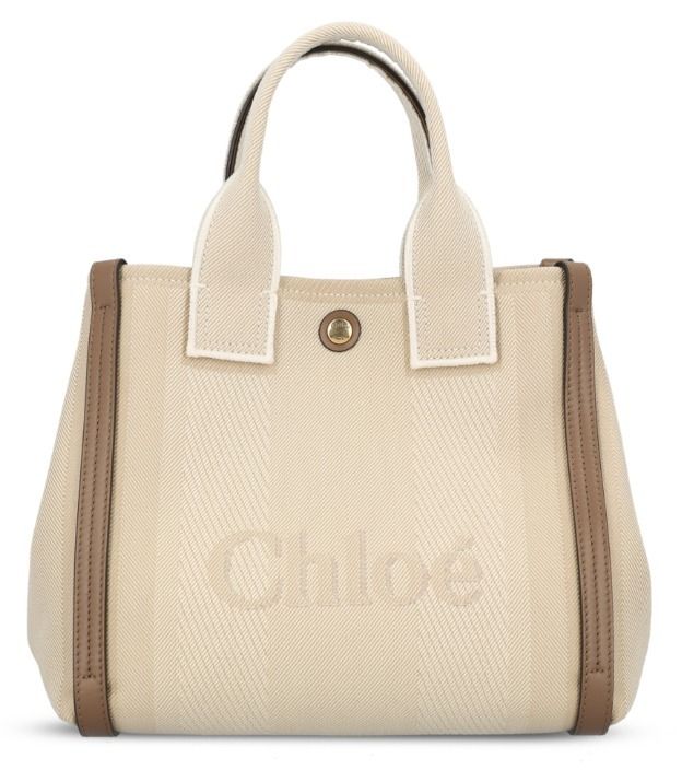 新品】Chloé 新作キャンバス製スモールトートバッグ キャリー