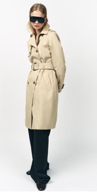 スペイン発送 ZARA トレンチ撥水 ZW コレクション 数量限定！ スペイン発送 ZARA トレンチ撥水 ZW コレクション 数量限定
