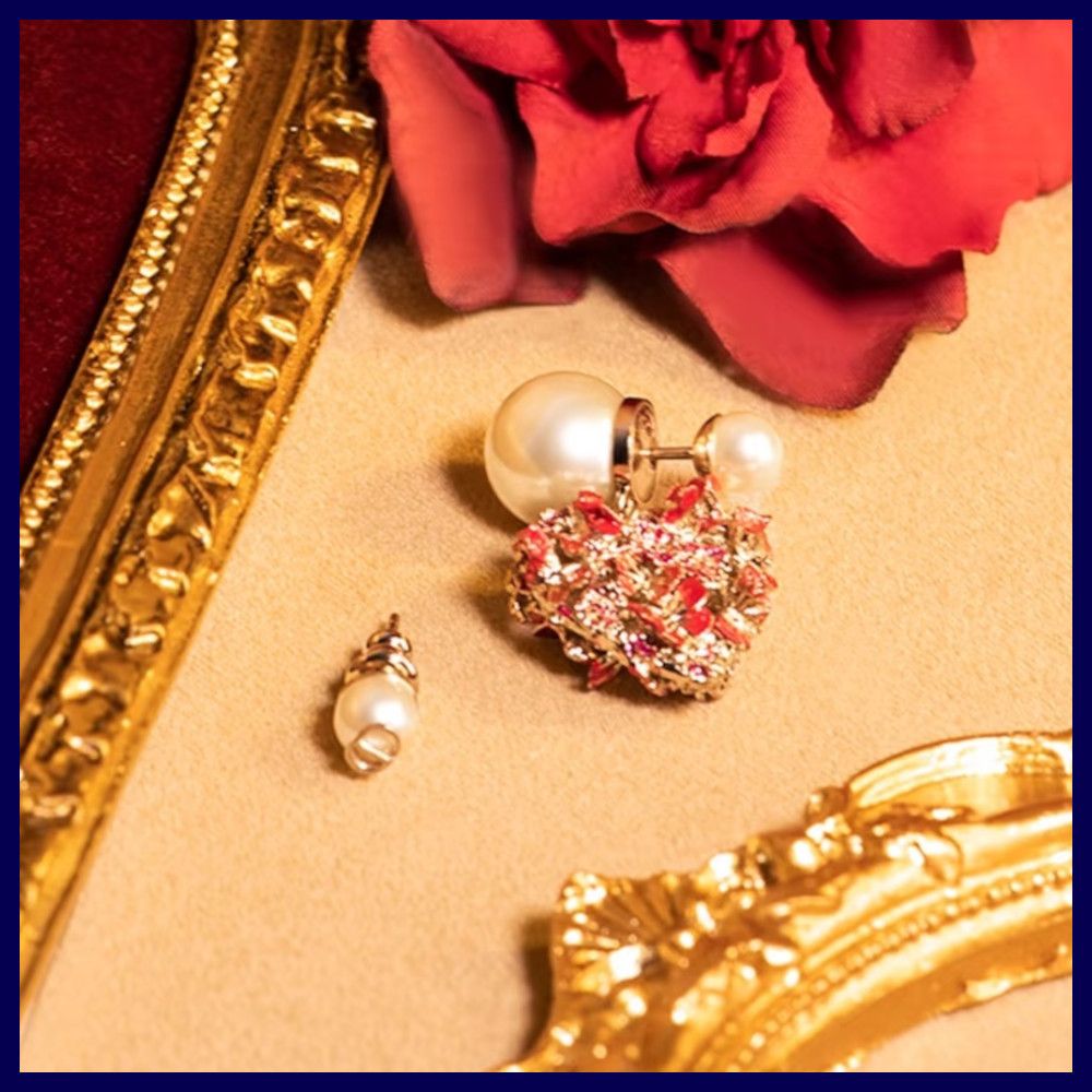 愛らしいハートで耳元に魔法を♡】Dior Tribales ピアス (Dior/ピアス) E3729WOMLQ_D309【BUYMA】