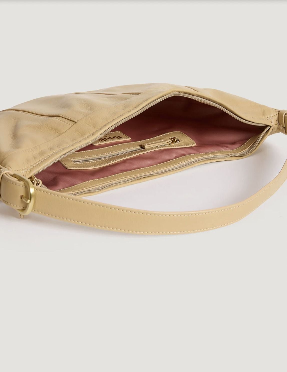 新作 Rouje LE PARIGOT Bag レザー クロワッサンバッグ (Rouje