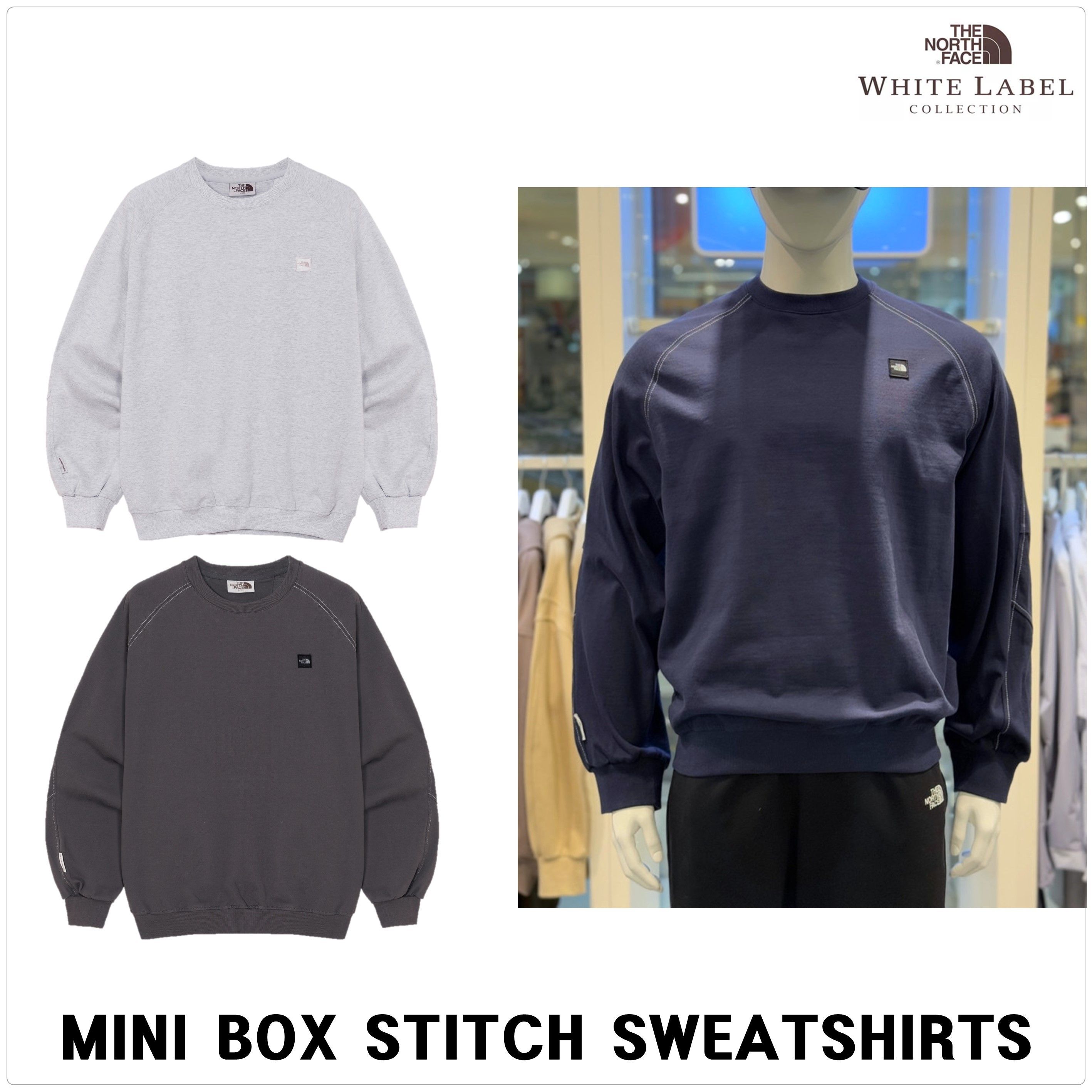 ノースフェイス]MINI BOX STITCH スウェットシャツ☆25SS☆男女