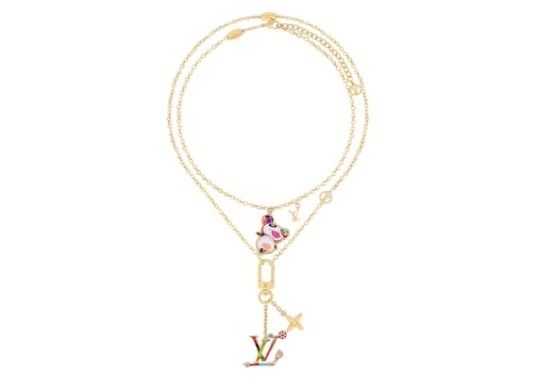 【首元華やか】Louis Vuitton×村上隆 Superflat ネックレス コラボ品【LOUIS VUITTON ×村上隆】スーパーフラットネックレス