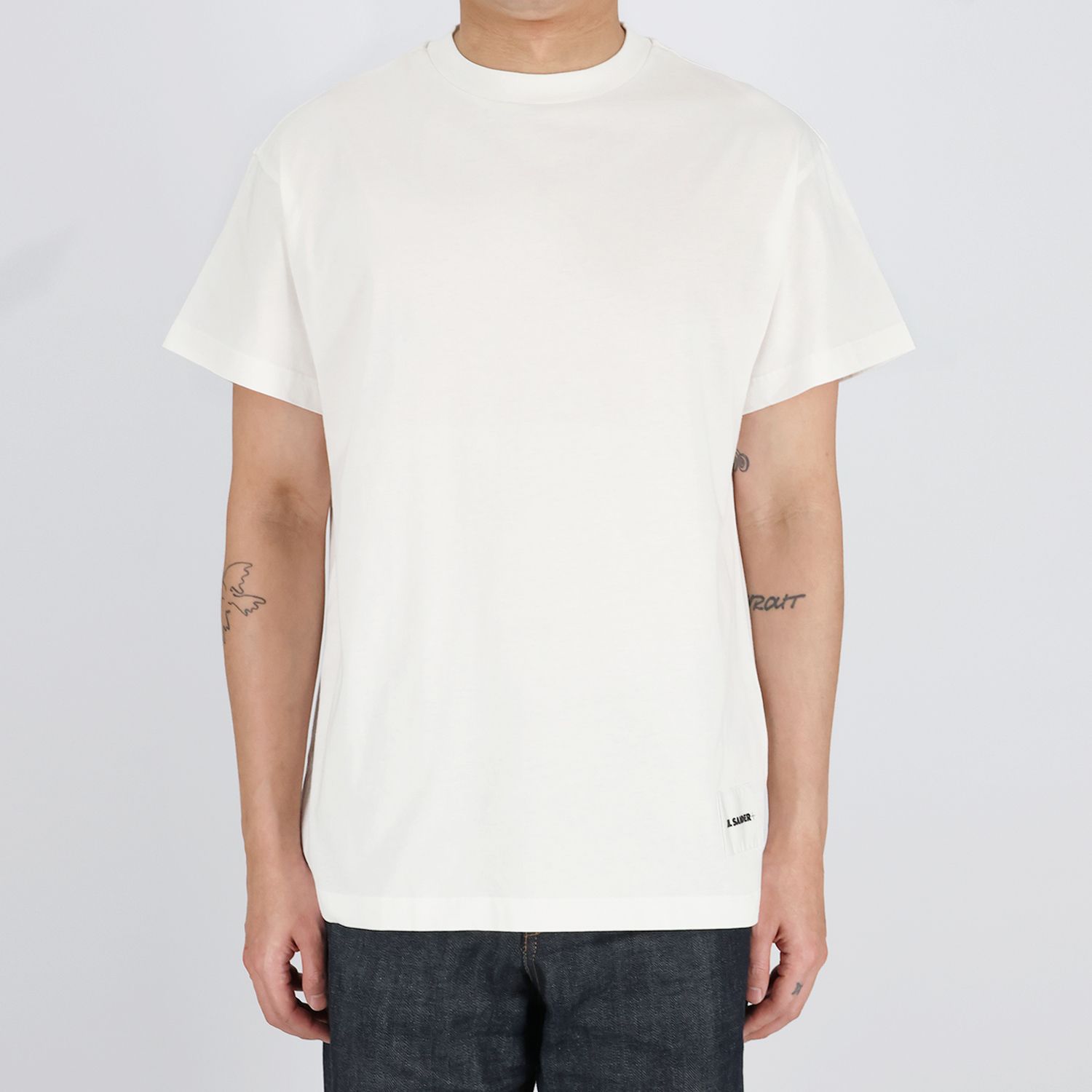 ★３枚セット★ JIL SANDER 半袖 Tシャツ J47GC0001 J45048 100 ☆3枚セット☆ JIL SANDER 半袖 Tシャツ J47GC0001 J45048 100
