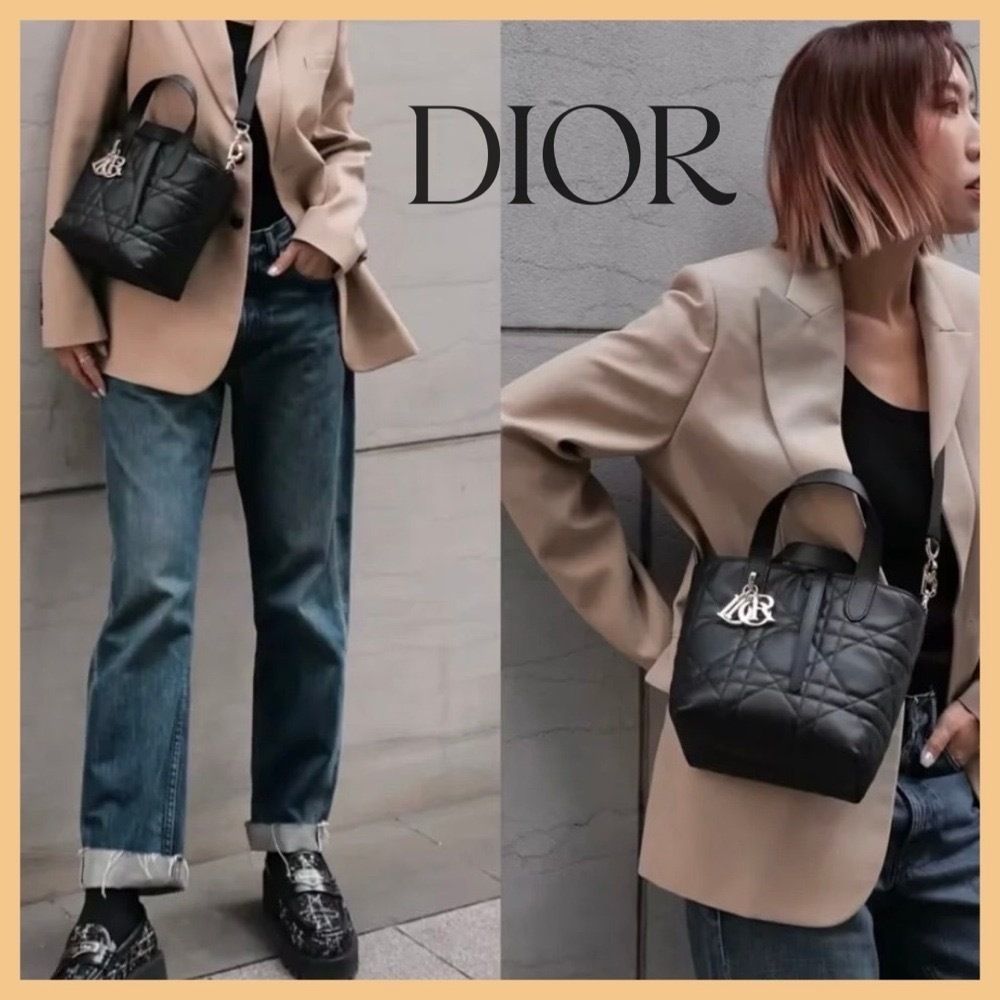 【モダン実用的】Dior★Dior Toujours スモール縦型トートバッグ Dior Toujours】 バーティカル トートバッグ スモール (Dior