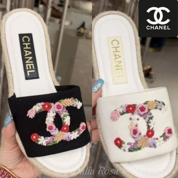 専用です✨お値下げ✨美品CHANELシャネルカメリアのお花が4個ついたサンダル レディース