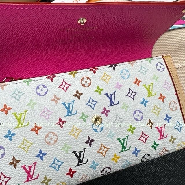 明日着 限定 LV×TM レインボーモノグラム 村上隆 ZIPPY 長財布 明日着 限定 LV×TM サラ レインボーモノグラム ZIPPY 長財布