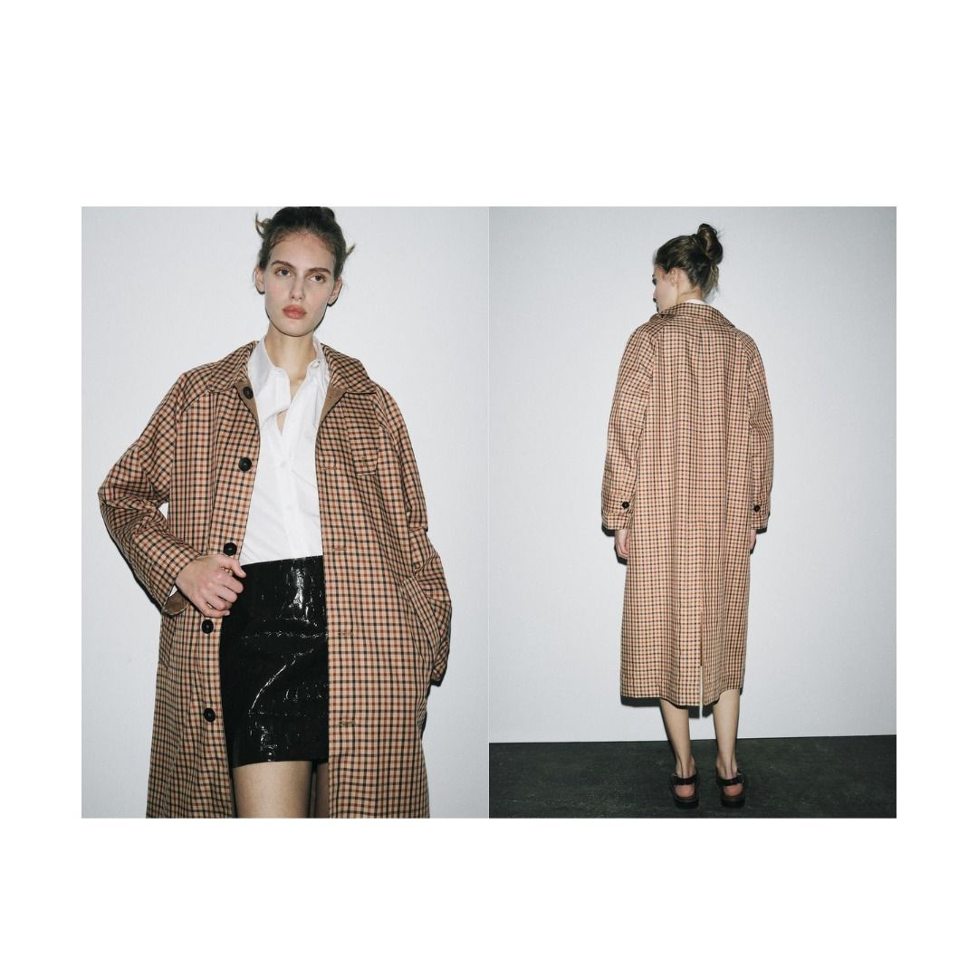 スペイン発送 ZARA リバーシブルトレンチ ZW コレクション 限定 ZARA】ZW COLLECTION リバーシブルトレンチコート 3811/042