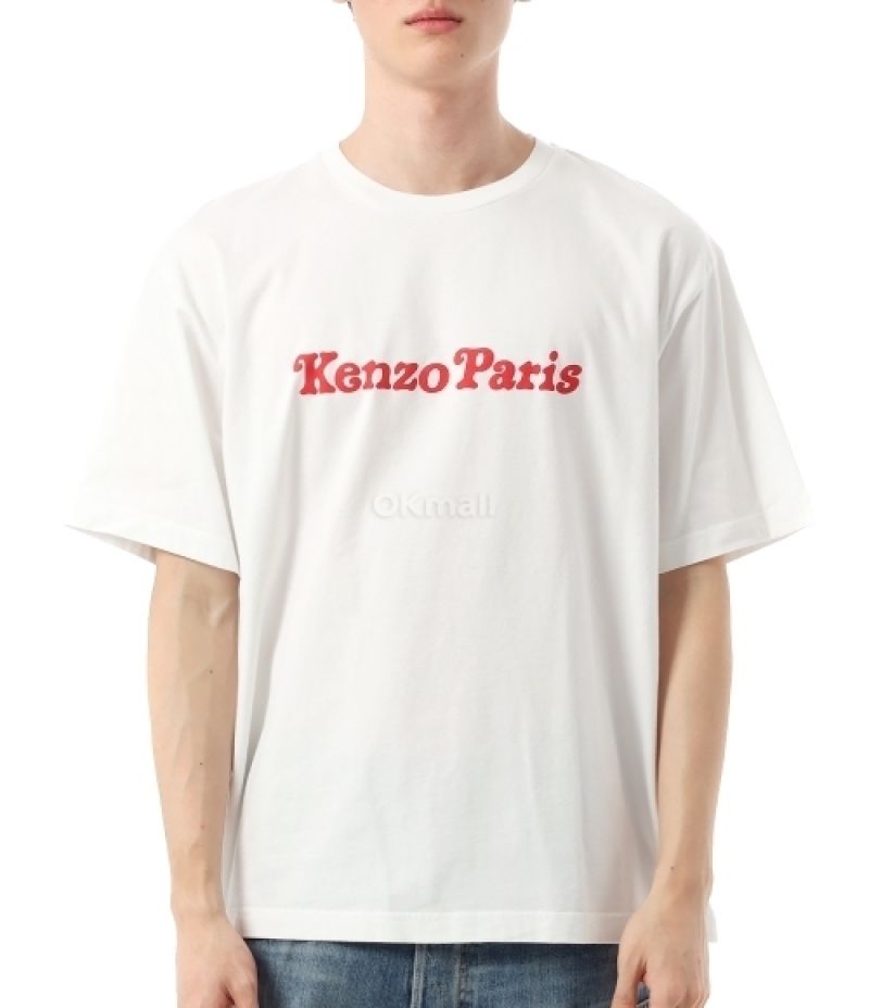 Tシャツ・カットソー KENZO TOP (FE58TS0044SY 02) KENZO BY VERDY CLASSIC TSHIRT Pearl Grey（ケンゾー バイ