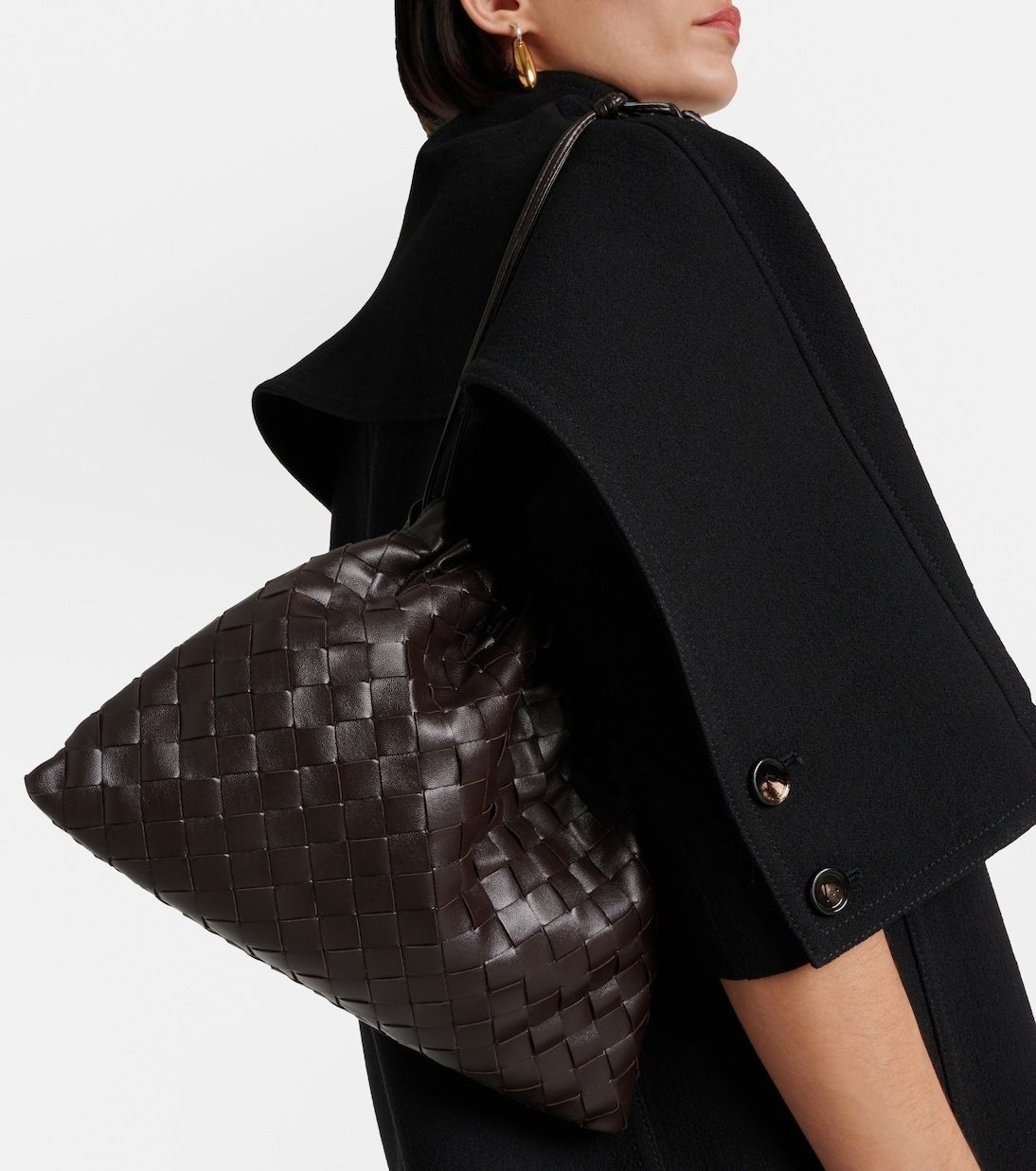□BOTTEGA VENETA スモール レザー ダストバック (BOTTEGA